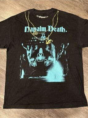 Vintage FUCT x Napalm Death x Playboy Black Short-Sleeve Graphic Tee, Mens XL
